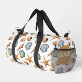 Coastal Seashell Monogram Gym & Travel Bag ダッフルバッグ (右コーナー)