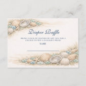 Coastal Seashell Wreath Diapper Raffle エンクロージャーカード (正面)