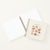 Coastal Seashells Aesthetic ノートブック (内部)