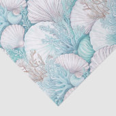 Coastal Seashells & Coral Pattern#3 ID1009 薄葉紙 (詳細)