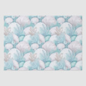 Coastal Seashells & Coral Pattern#3 ID1009 薄葉紙 (正面)
