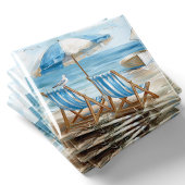 Coastal Seaside Chairs Fridge Magnet | Magnets マグネット