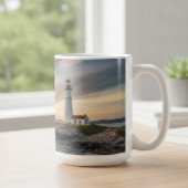 Coastal Serenity Lighthouse Wrap Mug (15oz) コーヒーマグカップ