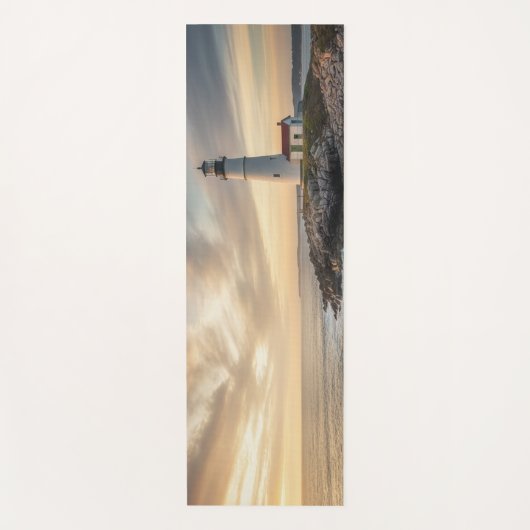 Coastal Serenity Lighthouse Yoga Mat ヨガマット (正面)