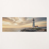 Coastal Serenity Lighthouse Yoga Mat ヨガマット (正面(横))