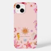 Coastal Serenity Summer Collage Case-Mate iPhoneケース (裏面)