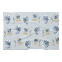 Coastal Shell Botanical | Soft Blue
