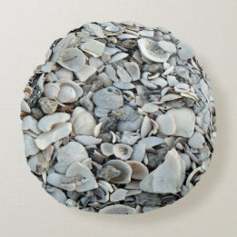 Coastal Shells Round Accent ラウンドクッション