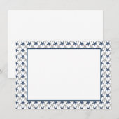 Coastal Starfish Flat Note Card  ノートカード (正面/裏面)