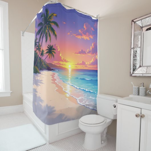 Coastal Stillness - シャワーカーテン (インサイチュ)