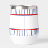  Coastal Stripe Monogram Boat Name Design (右面)