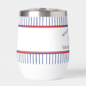  Coastal Stripe Monogram Boat Name Design (正面)