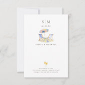 Coastal Summer Beach | Photo Save The Date (正面)