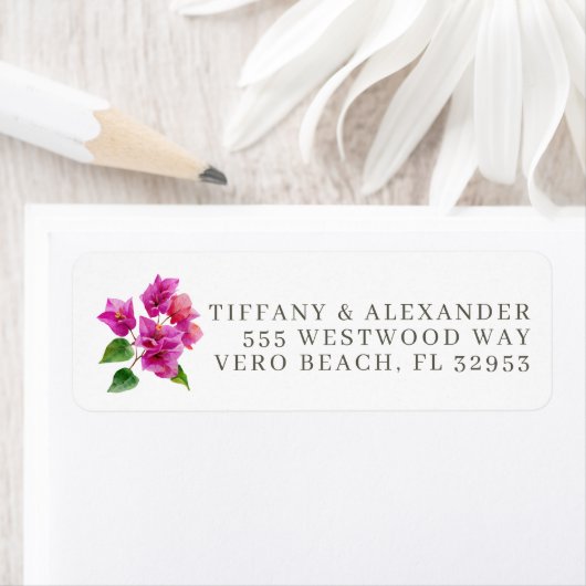 Coastal Summer Destination Wedding Invitation ラベル (インサイチュ)