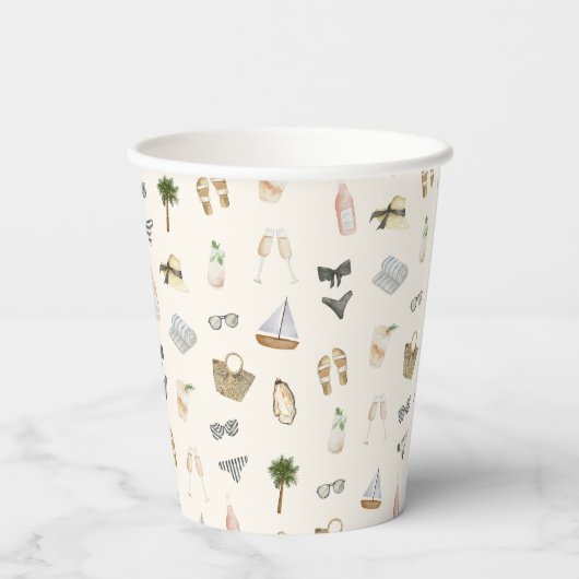 Coastal Summer Getaway 紙コップ (裏面)