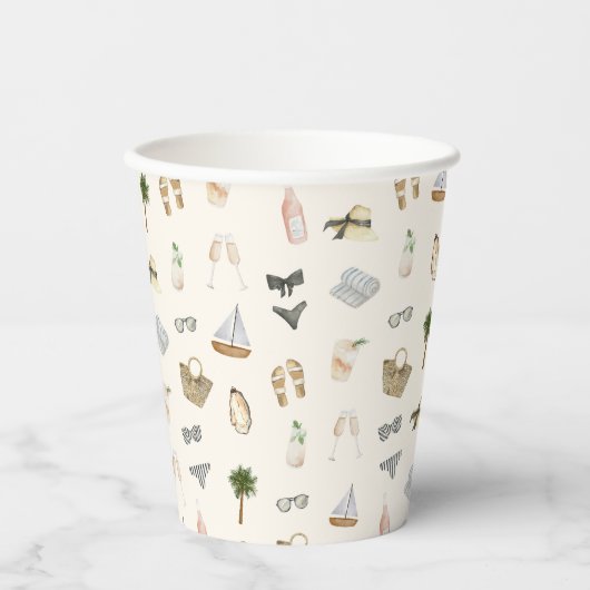 Coastal Summer Getaway 紙コップ (正面)
