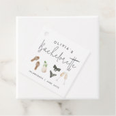 Coastal Summer Neutrals Bachelorette Party フェイバータグ (インサイチュ)