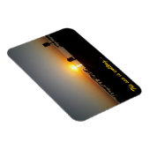 Coastal Summer Sunset Silhouette マグネット (右側)