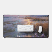 Coastal Sunset Lighthouse Desk Mat デスクマット (キーボード&マウス)
