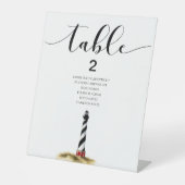 Coastal Table Signs 台座サイン (正面)