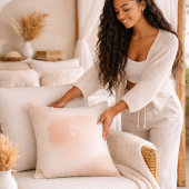 Coastal Taupe Wash Throw Pillow クッション