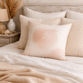 Coastal Taupe Wash Throw Pillow クッション