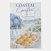 Coastal Tea Towel Baking Gift Kitchen Decor キッチンタオル (縦)