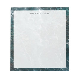 Coastal Teal Ocean Shore Personalized Notepad ノートパッド