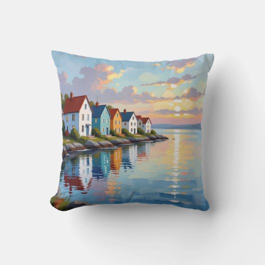 Coastal Themed | Beach Homes on the Bay   クッション (正面)