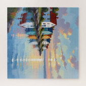 Coastal Themed | Beach Homes on the Bay   ジグソーパズル (横)