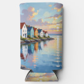 Coastal Themed | Beach Homes on the Bay   スリム缶クーラー (正面)