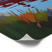 Coastal Themed | Beach Homes on the Bay   ポスター (角)