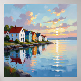 Coastal Themed | Beach Homes on the Bay   ポスター