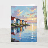 Coastal Themed Happy Anniversary カード (正面)