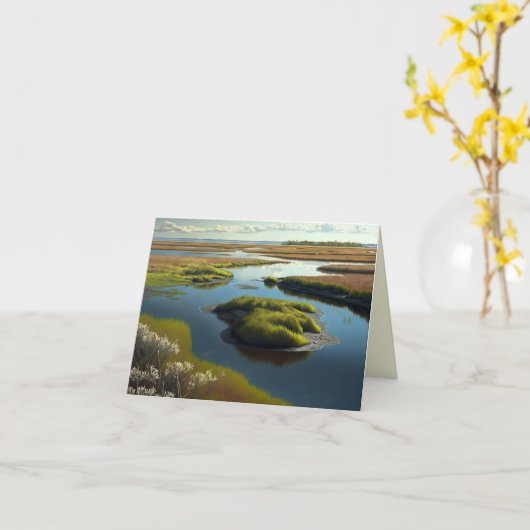 Coastal Tranquility カード (黄色い花)
