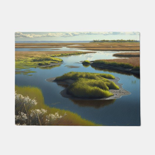 Coastal Tranquility ドアマット (正面)