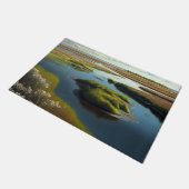 Coastal Tranquility ドアマット (アングル)