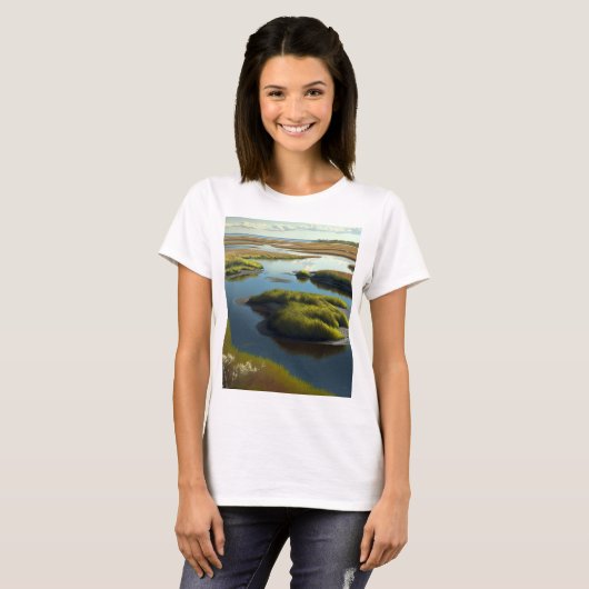 Coastal Tranquility Tシャツ (正面フル)