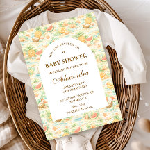 Coastal Tropical Fruits Baby Shower