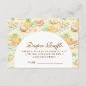 Coastal Tropical Fruits Diapper Raffle エンクロージャーカード (正面)
