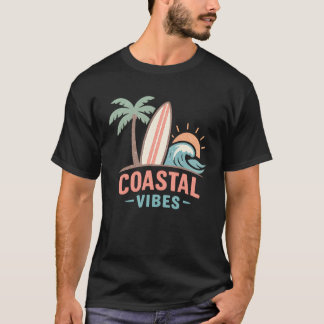 Coastal Vibes summer  Tシャツ
