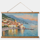 Coastal Village 吊り下げ型タペストリー (正面)