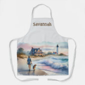 Coastal Walk to Lighthouse at Sunset エプロン (正面)