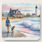 Coastal Walk to Lighthouse at Sunset コースター (正面)