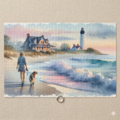 Coastal Walk to Lighthouse at Sunset ジグソーパズル