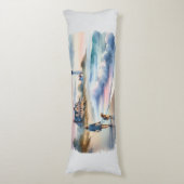 Coastal Walk to Lighthouse at Sunset ボディピロー (正面縦)