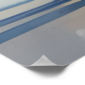 Coastal Walk to Lighthouse at Sunset ポスター (角)