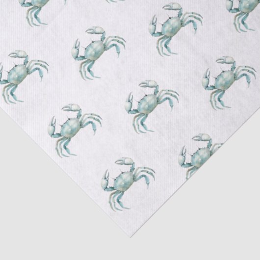 Coastal Watercolor Crab 薄葉紙 (詳細)