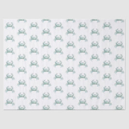 Coastal Watercolor Crab 薄葉紙