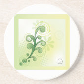 Coaster-Green 컵받침-그린 コースター (正面)